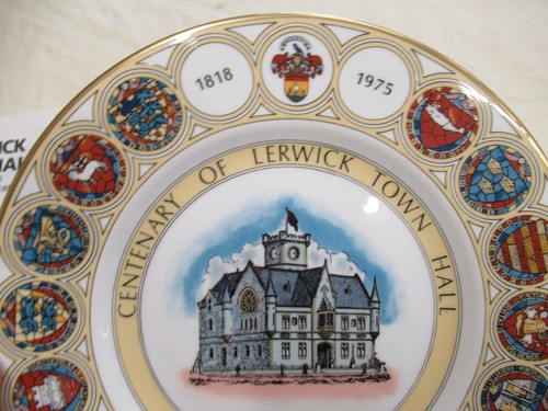 Lerwick town hall centenary - hall,