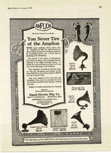 1924 amplion radio - 1924,