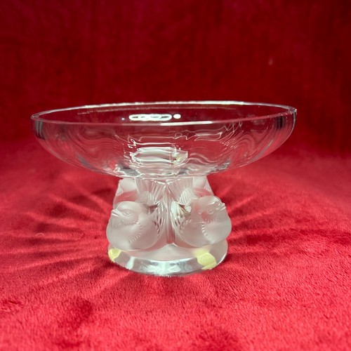 Lalique nogent pedestal - "nogent", bowl