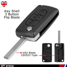 3 Button Flip Key Fob Case VA2