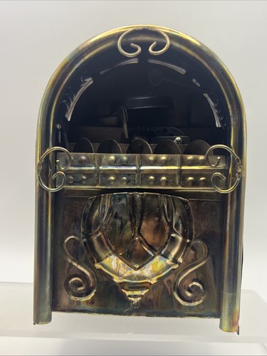 Retro 1950s brass toned tin - retro,