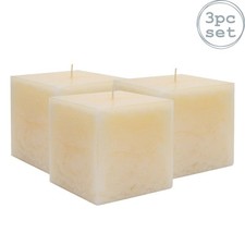 3x Square Vanilla Pillar