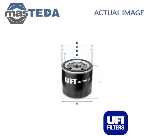 2329900 engine oil filter ufi - engine,