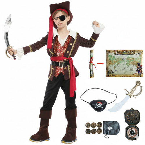 Kids pirate costume - pirate, boys