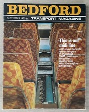 Bedford Transport Magazine Brochure 1970 - Midi Coach  High-Lift  Range