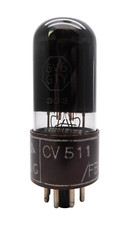 Brimar KB/FB 6V6GTY CV511 Black Glass Valve Tube NOS (V61)