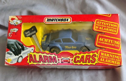 Matchbox alarm cars porsche - cars,