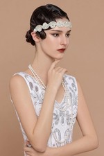 BABEYOND Flapper Headpiece for Women Roaring 20s Headband 1920s Gatsby Headpiece