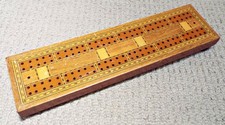 Antique Cribbage Board c1930