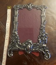 Antique Silver  Colour Ornate Photo Frame Vintage Decorative Tabletop Display