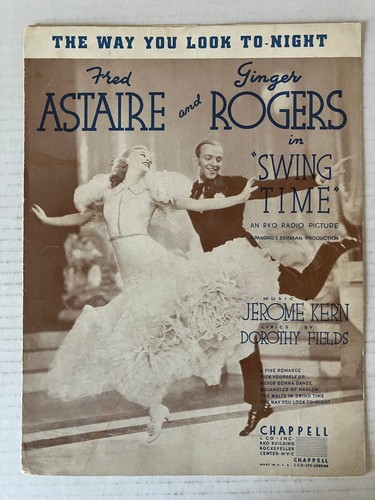 Swing time sheet - swing, 1936