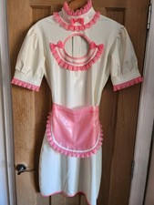 NEW Latex Rubber Maid Dress