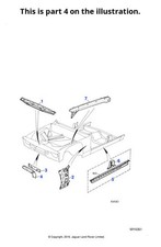 Jaguar Genuine Sill Panel