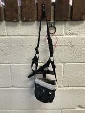 Shires Black Grazing Muzzle With Sheepskin Lining Size Pony