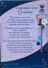 grandson christmas grave