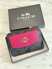 Coach Black Pink Coin Purse