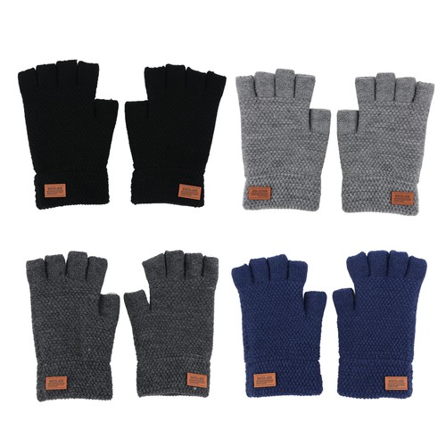 Thermal fingerless gloves mens - thermal,