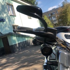 Black Motorcycle Side Mirrors