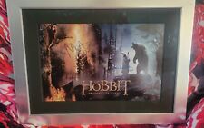 The Hobbit Signed Autographed Poster Martin Freeman Ian Mckellen Framed