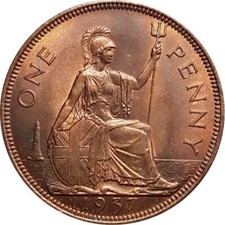 1937 - 1952 GEORGE VI PENNY 1D COIN - CHOOSE YOUR YEAR