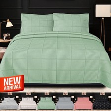 Embroidered Quilted Bedspread