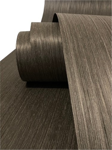 Black oak wood veneer - veneer, /