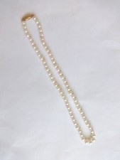 Cultured Japanese Akoya Saltwater Pearl Necklace with 9ct Gold Clasp