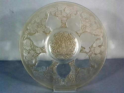 Lalique dish round - r.,
