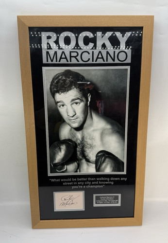 Rocky marciano autograph - marciano,