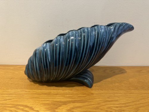 Trentham pottery shell - pottery, vase