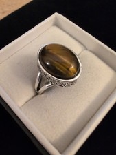 Sterling 925 Large Center Cut