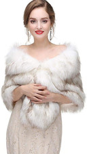 Women’s 1920s Faux Fur Shawl