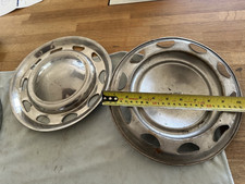 Joblot of 3x Vintage Car Hub Caps - Jaguar Chrome and 2x Aluminium - See Pics