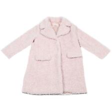 MONNALISA PINK KIDS GIRLS FAUX SHEARLING COAT 8 YEARS