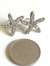 Sparkle Starfish EARRINGS - FREE ORGANZA GIFT BAG 