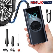 Wireless Digital Tyre Inflator 150PSI Portable Air Compressor for Car Moto Bike