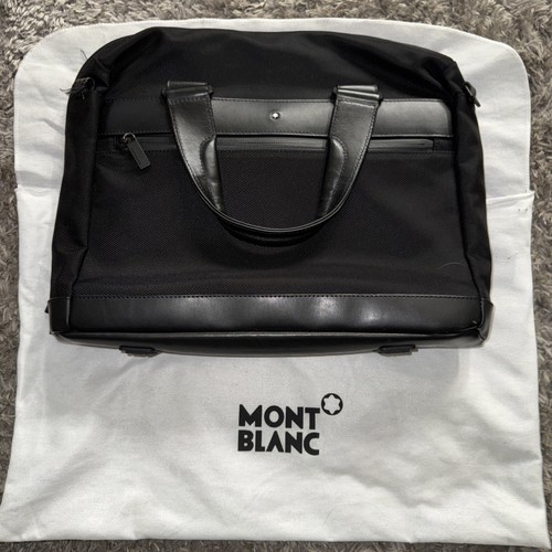 Black montblanc document case - montblanc,
