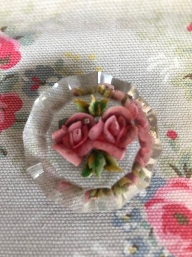 Round vintage reverse carved - reverse,