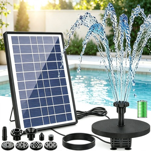 Solar panel powered water - solar,