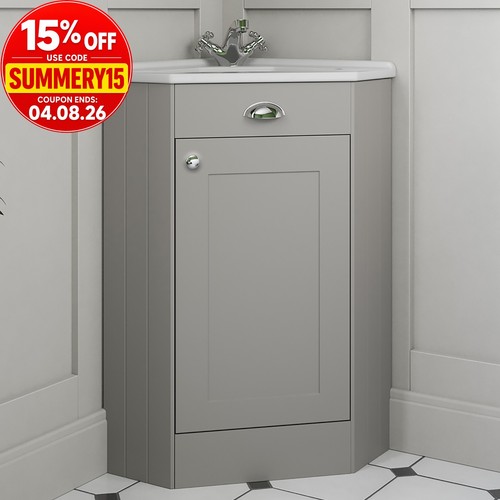 Corner bathroom vanity - corner, unit