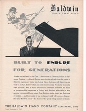 Magazine Ad - 1942 - Baldwin