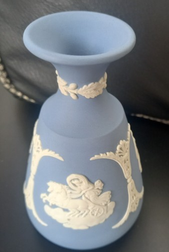 Wedgewood blue bud vase - wedgewood,
