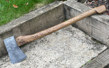 Vintage 6.3 lb Axe Felling Axe Log Splitter Camping Garden Old Tool