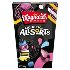 Maynards Bassetts Allsort Liquorice Sweets Gift Box, Assorted Liquorice 350g
