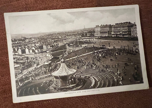 Antique postcard plymouth hoe - plymouth,