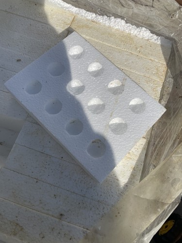 31x12 hole polystyrene - hole,