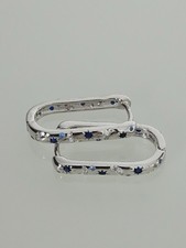 925 Sterling Silver Recangle U