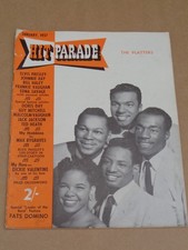 Hit Parade Magazine January 1957 Platters cover (Fats Domino/Elvis/Bill Haley)