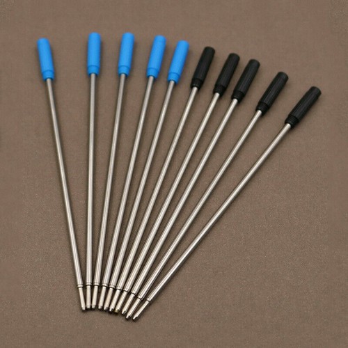 Black blue ballpoint pen - blue,