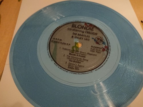 Blondie flexidisc vinyl - blondie, 7"vinyl